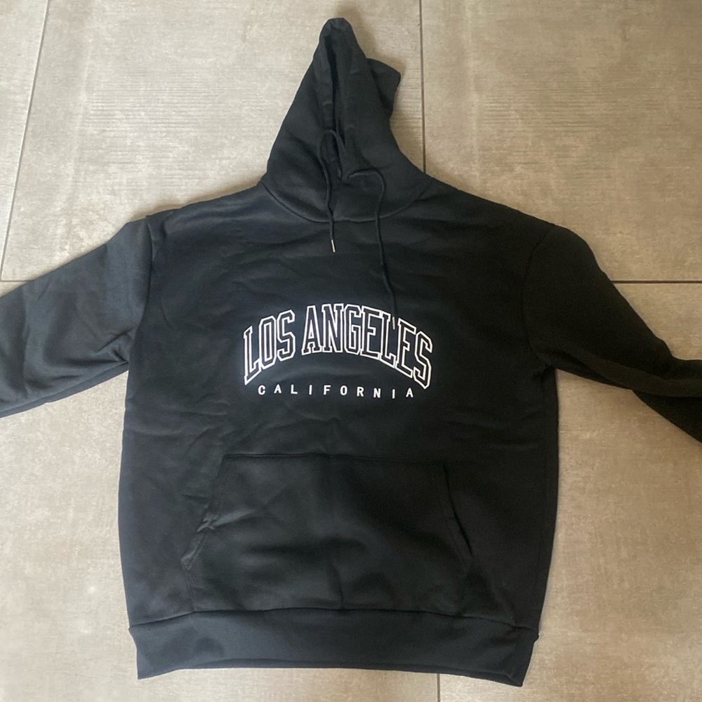 New without tags black Los Angeles hoodie